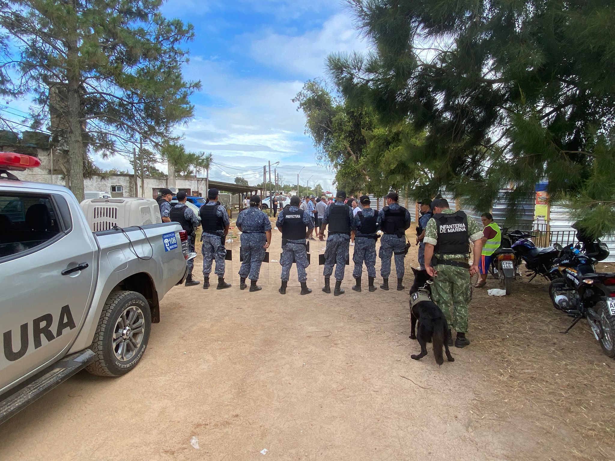 La policía detuvo a un ciudadano brasileño que portaba un arma de fuego dentro del camping de Lago Merín