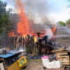 No hubo personas lesionadas en el incendio ocurrido esta tarde en el barrio Centenario de Melo