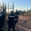 UTE trabaja para restablecer la energía eléctrica de una línea que abastece a la planta de Minerva Food, unidad  PUL, tras el incendio de la pasada jornada